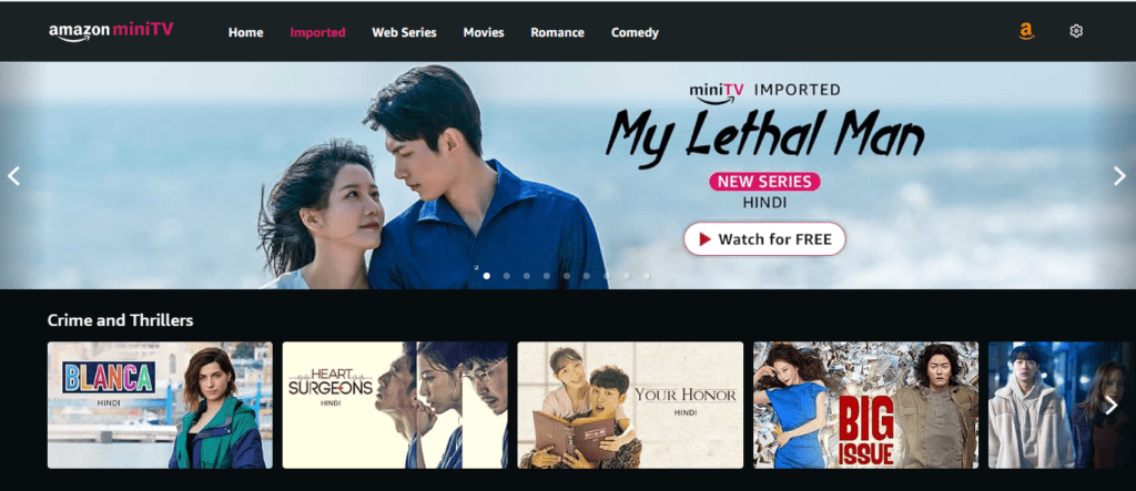 minitv-imported - Social Nation amazon miniTV content Imported korean shows movies china spain turkey content dubbed