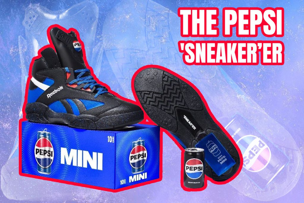 Shaquille roped in for the Pepsi X Reebok collab for Pepsi Sneaker