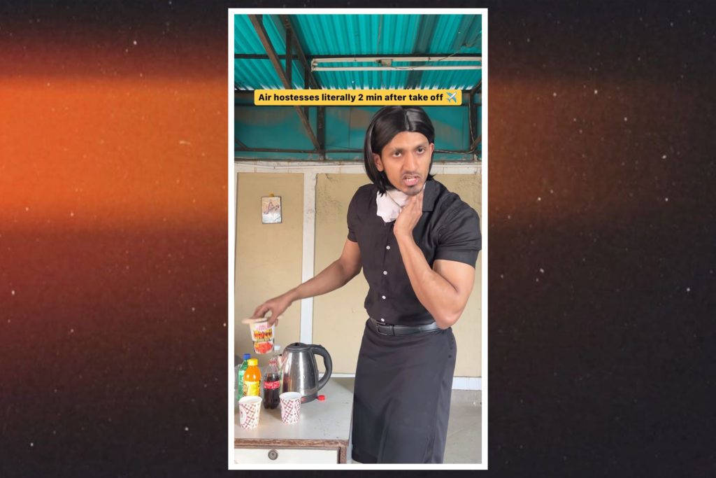 Rohit Raghvendra - Social Nation In a viral video, Rohit Raghvendra mimics air hostesses