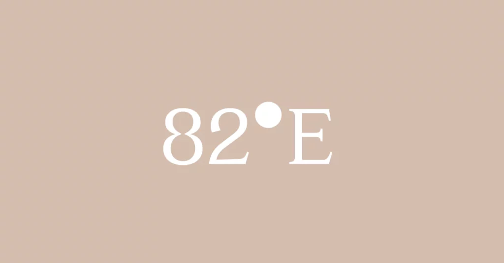 82_E_Logo_Nude-Backgeound-White_3 - Social Nation 82°E launches body care with Art of Leisure campaign
