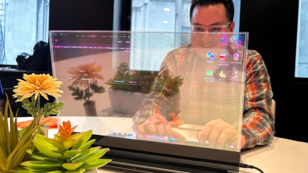 lenovo-transparent-laptop-cnnu-003 - Social Nation Lenovo Thinkbook transparent laptop proof of concept prototype feature