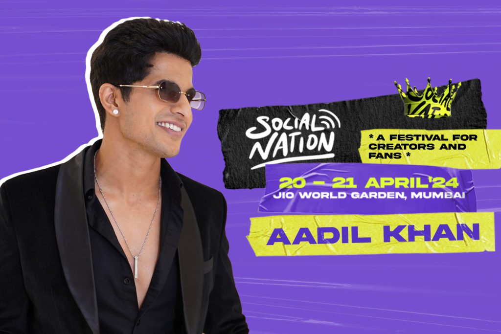 Aadil Khan - Social Nation Catch Aadil Khan at Social Nation Festival 2024