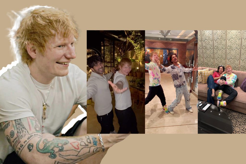 Ed Sheeran - Social Nation Ed Sheeran creates viral reels with Bollywood during his India visit
