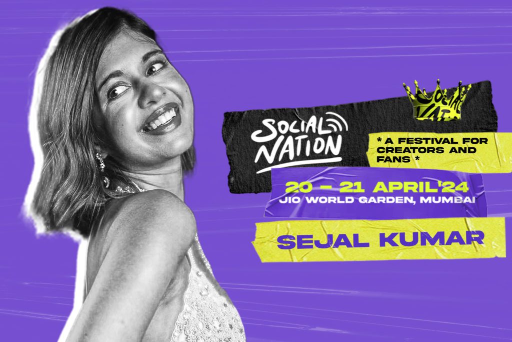 Sejal Kumar at Social Nation Festival - Social Nation Sejal Kumar to steal the show at Social Nation Festival 2024