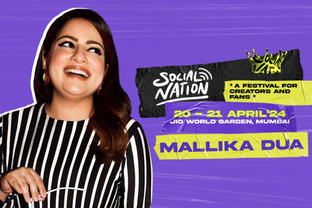 Mallika Dua in the house for Social Nation Festival 2024