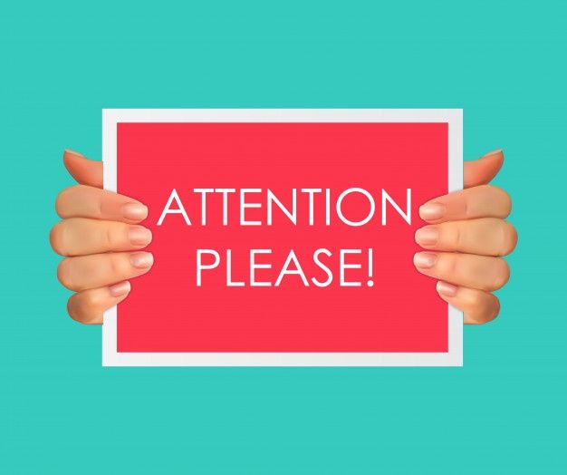Premium-Vector-_-Attention-please-concept-of-important-announcement_ - Social Nation Google partner with Election Commission of India ECI