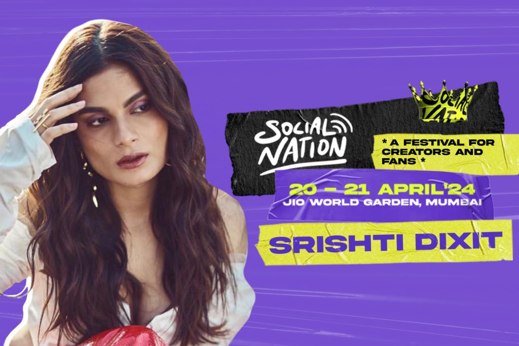 Srishti Dixit - Social Nation Srishti Dixit at Social Nation Festival 2024