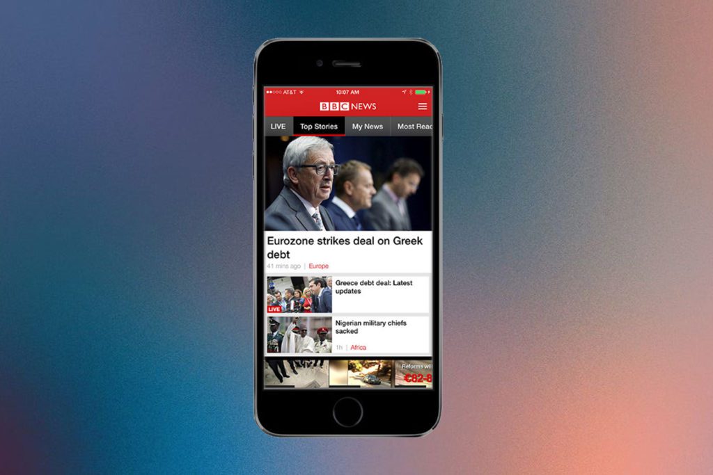 BBC launches its website and app