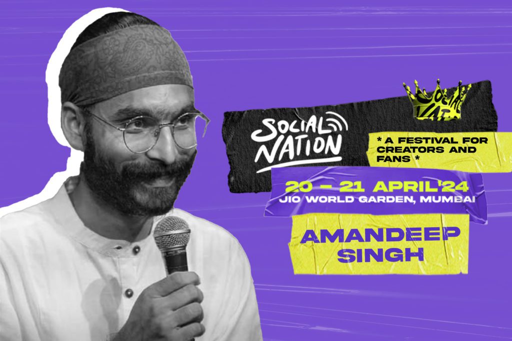 Meet Amandeep Singh at the Social Nation Festival 2024