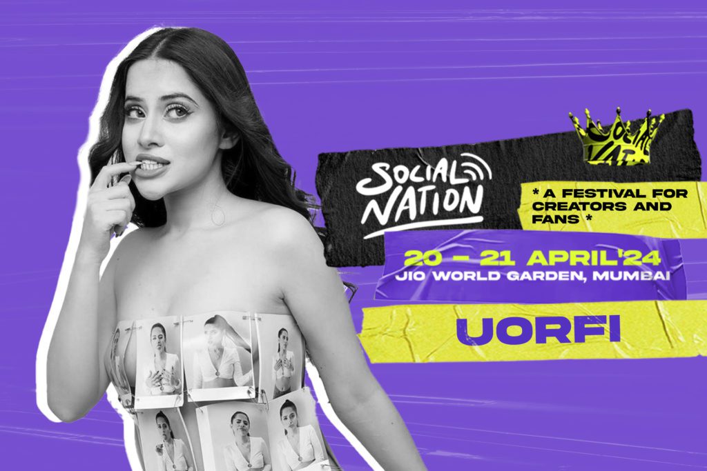 Uorfi Javed is coming to the Social Nation Festival