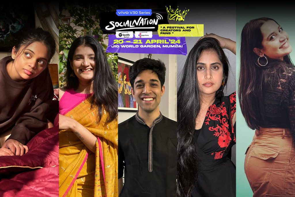 Social Nation Festival - Social Nation Gunjan, Srushti, Aarya, Ankita and Rutwik are Coming To Vivo V30 Series Social Nation Festival