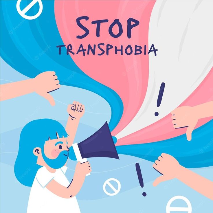 Premium-Vector-_-Hand-drawn-stop-transphobia-message-illustrated - Social Nation Anti-trans content flourishes on Meta platforms