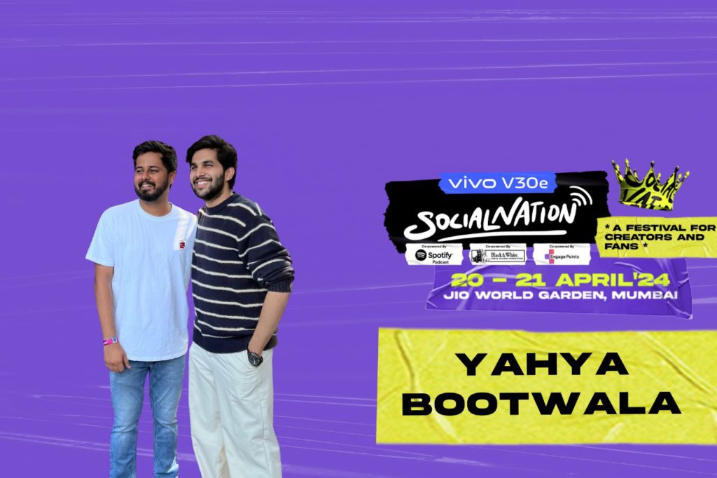 Yahya Bootwala performs at Social Nation Festival