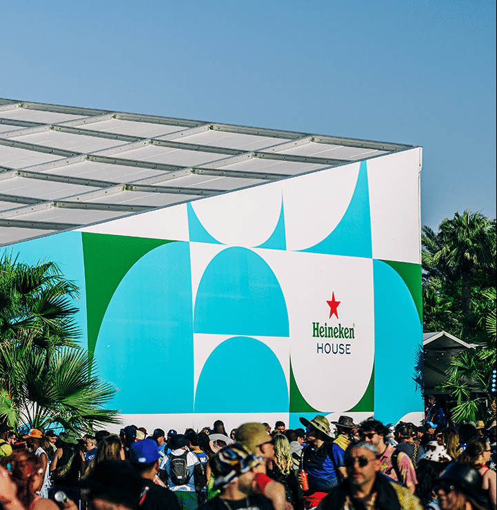 heineken-2 - Social Nation Brand experiential activities including Heineken House at Coachella 2024