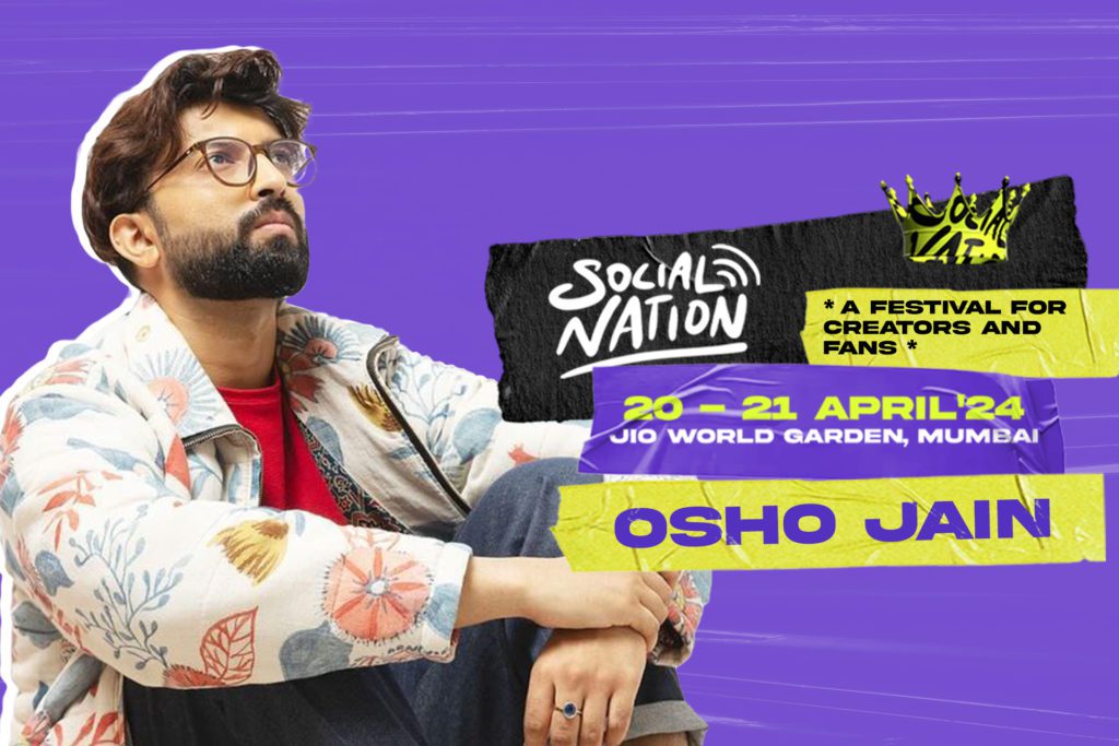 Osho Jain - Social Nation Osho Jain at Social Nation Festival 2024