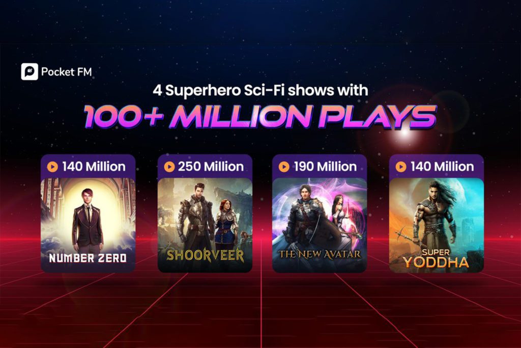 Pocket FM - Social Nation Pocket FM brings four Superhero audio series