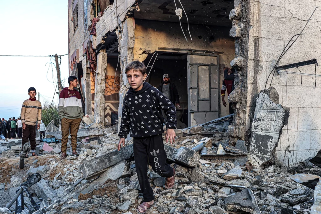 240211-rafah-gaza-rubble-vl-124p-df83de - Social Nation Israel-Palestine war stop the genocide Gaza social media outrage Blockout 2024 All Eyes On Rafah bombing free palestine deaths