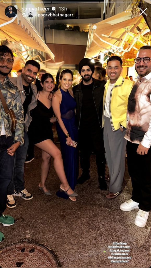 WhatsApp-Image-2024-05-17-at-1.23.16-PM - Social Nation Cannes Film Festival 2024 French Riviera celebrities Indian content creators red carpet fashion Day 1 looks Sanjyot Keer