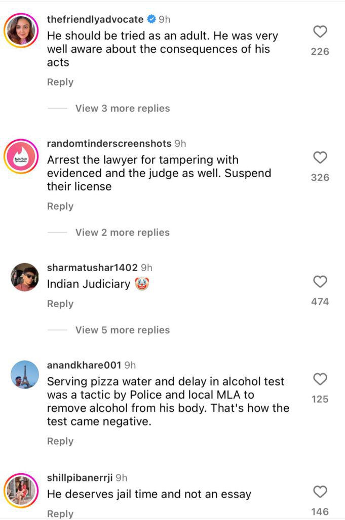 WhatsApp-Image-2024-05-23-at-7.29.21-PM - Social Nation Porsche car crash case Vedant Agarwal 17-year-old minor accused killed two Anish Awadiya Ashwini Costa Juvenile Justice Board Pune police bail club pub bar drunk driving Brahma Realty social media backlash outrage comments