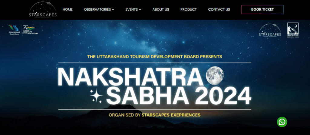 nakshatra-sabha - Social Nation Astro-tourism India Uttarakhand Starscapes nakshatra sabha 2024 website sky observations stargazing