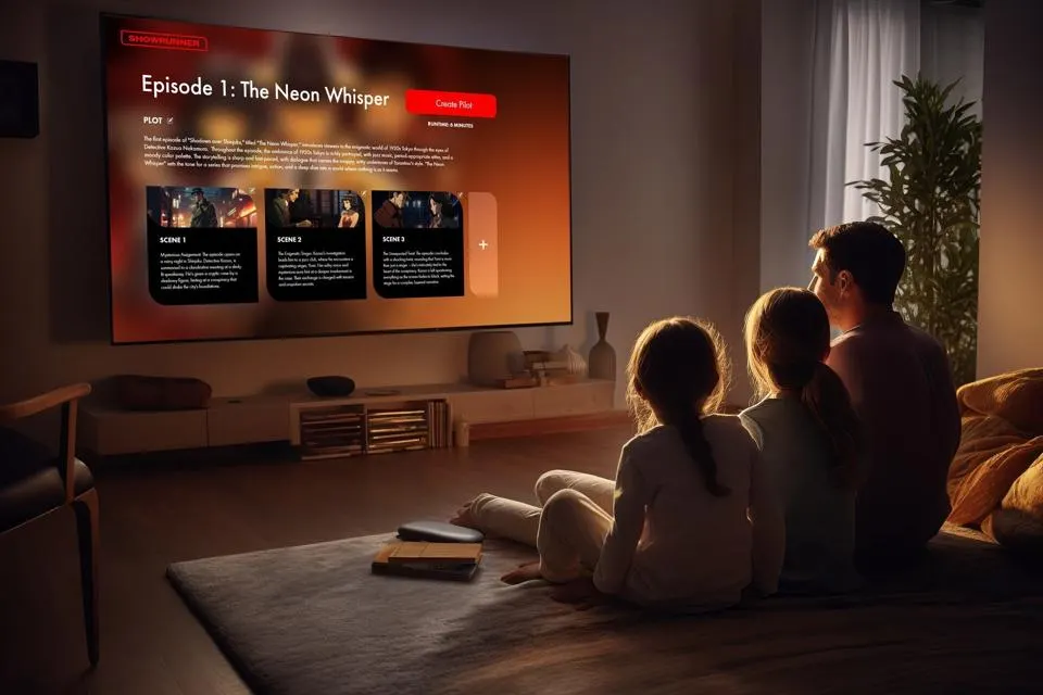 960x0 - Social Nation Showrunner Fable Studio AI generated streaming platform content OTT prompts episodes Netflix