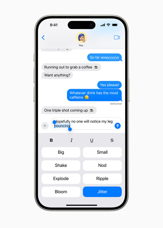 Apple-WWDC24-iOS-18-Messages-animated-effects-240610_inline.large_ - Social Nation Apple iOS 18 software update new features changes upgrade Generative AI Messages app