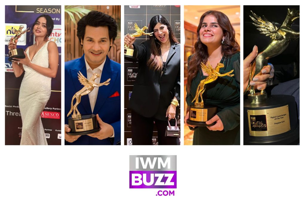 FI-for-IWM-Awards - Social Nation IWMBuzz Awards 2024 OTT Web Entertainment content creators influencers digital stars celebrities Manisha Rani Prajakta Koli Dharna Durga Erika Packard Khushaal Pawaar