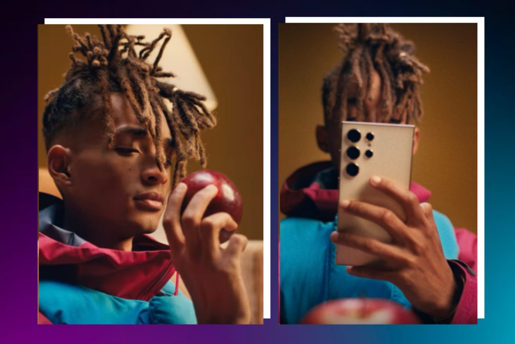Samsung partners with Jaden Smith to humour Apple
