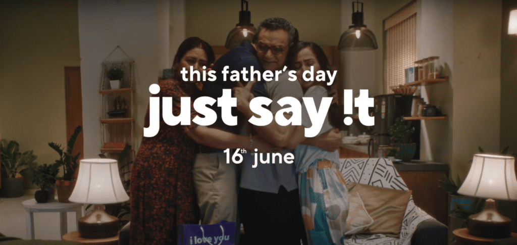 Screenshot-2024-06-16-161303 - Social Nation Zepto Father's Day JustSayIt campaign brand marketing