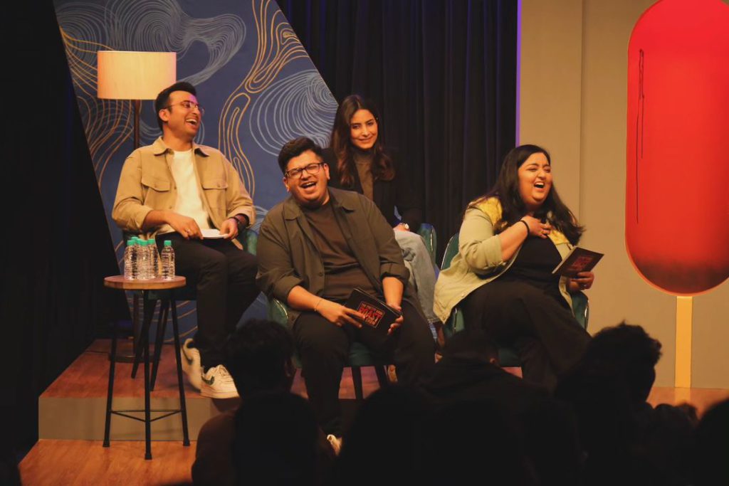 Snapinsta.app_425684487_396914682862598_5777293291479003500_n_1080 - Social Nation pretty good roast show comedy stand-up comedians aashish solanki harsh gujral Swati Sachdeva, Haseeb Khan, Daahab Chisti, Kaustabh Agarwal