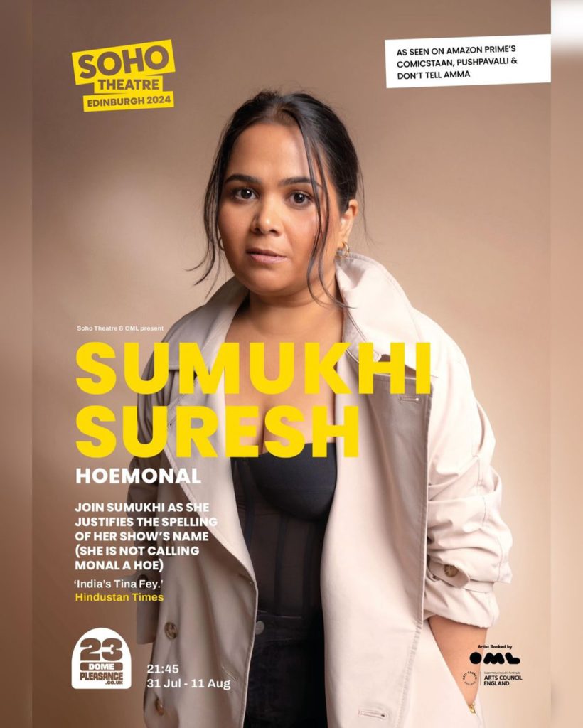 Snapinsta.app_449088480_18438739162003318_7095591294298776586_n_1024 - Social Nation Sumukhi Suresh from the creator-verse comedy content creator comic stand-up Edinburgh Fringe Festival