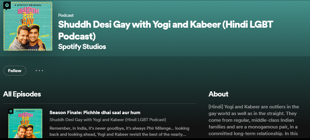 yogiKabeer - Social Nation LBTQ+ podcasters YouTubers podcasts Pride Month Shuddh Desi Gay Yogi and Kabeer queer men