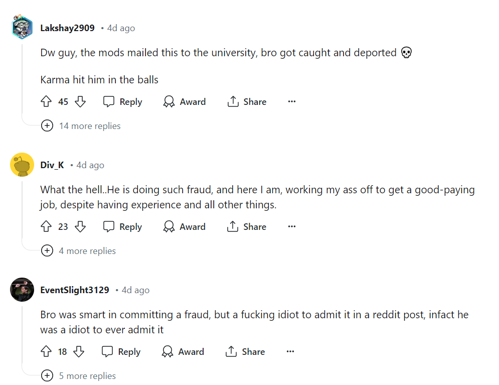 Screenshot-1651 - Social Nation internet reaction fraud Indian student's deceiving neizens take created buzz