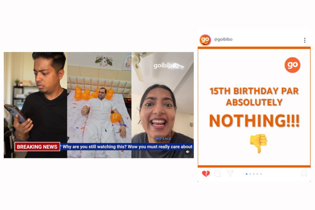 goibibo 15th birthday absolutely nothing new campaign aakash gupta shreya priyam roy great khali manasi kaushik goibibro - Social Nation goibibo 15th birthday absolutely nothing new campaign