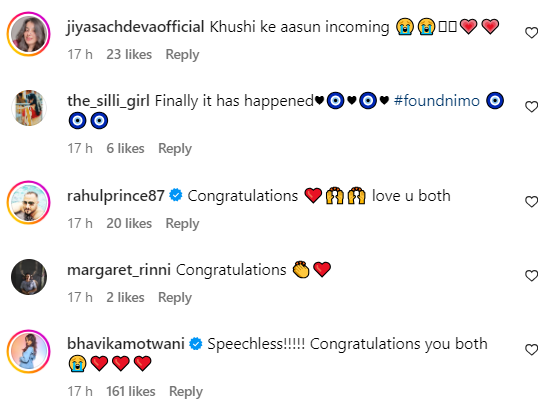 Screenshot (1769) - Social Nation Nidhi Kumar Mohak Malhotra engaged friends family and fans show love