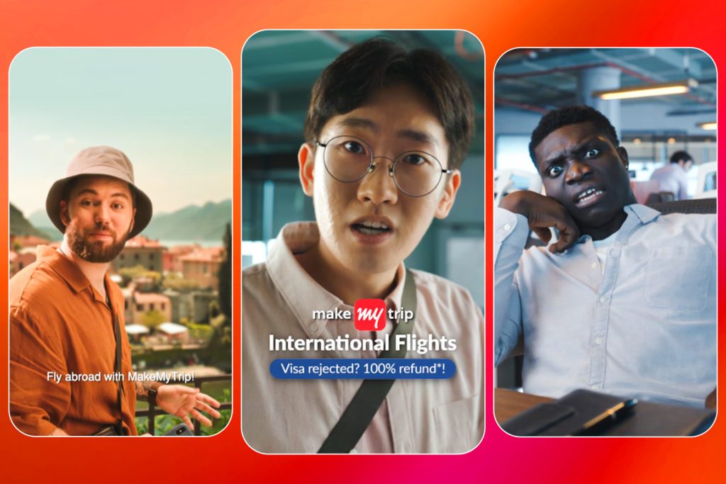 MakeMyTrip videshi content creators overseas travel campaign drew hicks agu stanley yechan lee international flights 100% refund - Social Nation MakeMyTrip videshi content creators overseas travel campaign drew hicks agu stanley yechan lee