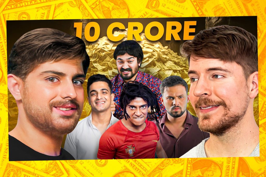 FI for Carry - Social Nation carryminati youtube biggest indian youtubers collab MrBeast parody video content creators
