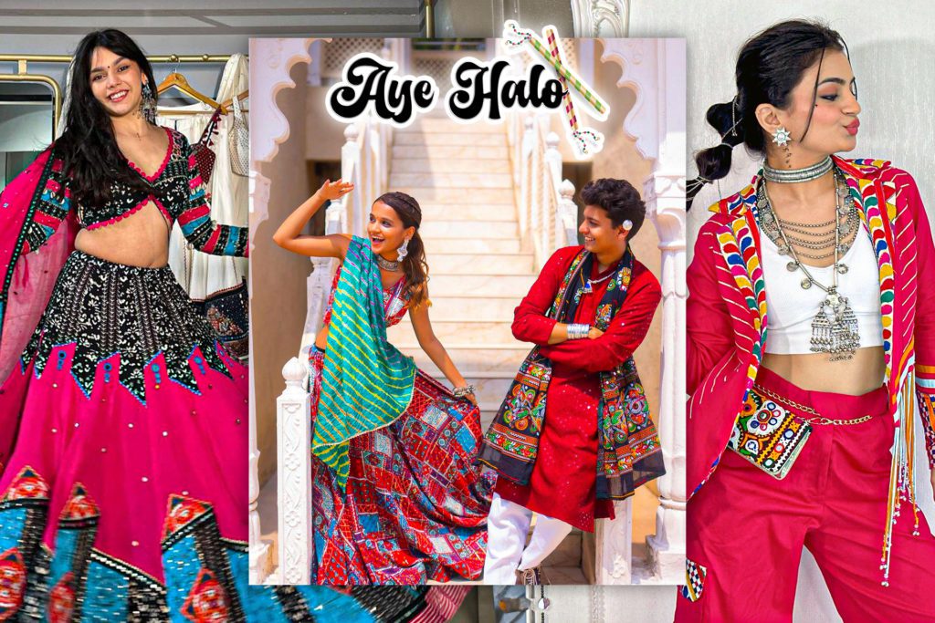 Navratri outfit inspo Indian content creators fashion playbook for Navratri Ritvi Shah Rajvee Gandhi - Social Nation Navratri outfit inspo Indian content creators fashion playbook for Navratri