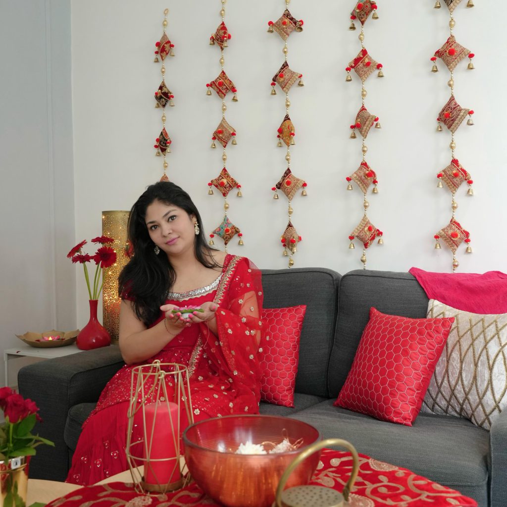 WhatsApp Image 2024-10-29 at 6.20.11 PM (3) - Social Nation Sonika Khurana Sethi Interior Designer founder Coloraza influencer content creator Diwali home makeover decor tips