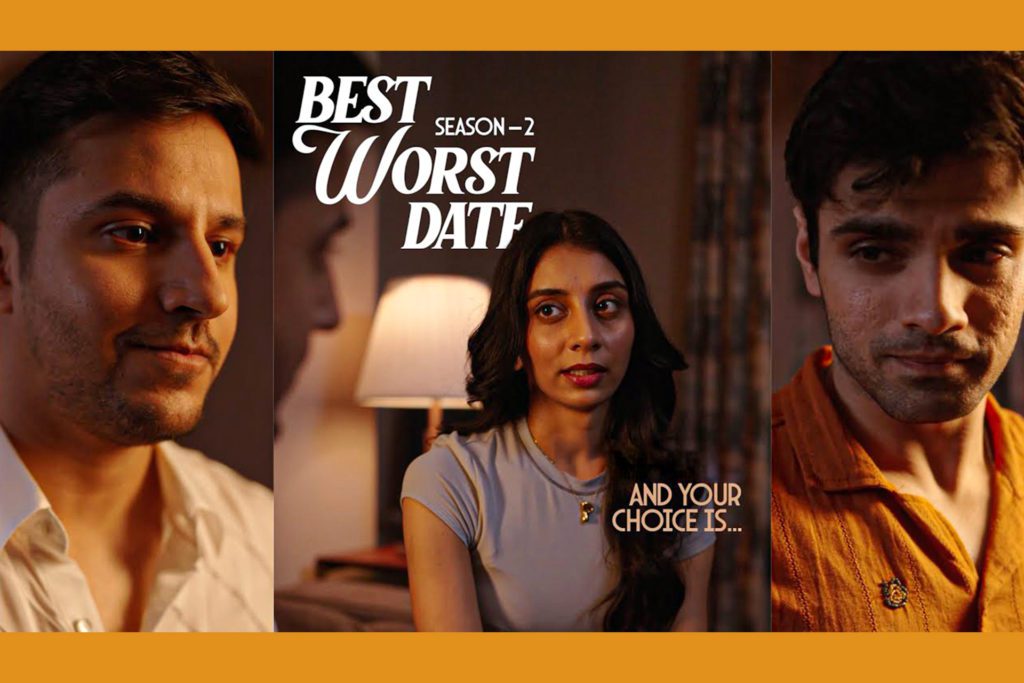 FI for Dolly - Social Nation dolly singh best worst date season 2 content creator actor short series reels rom-com love triangle story kunal bhan pranay pachauri