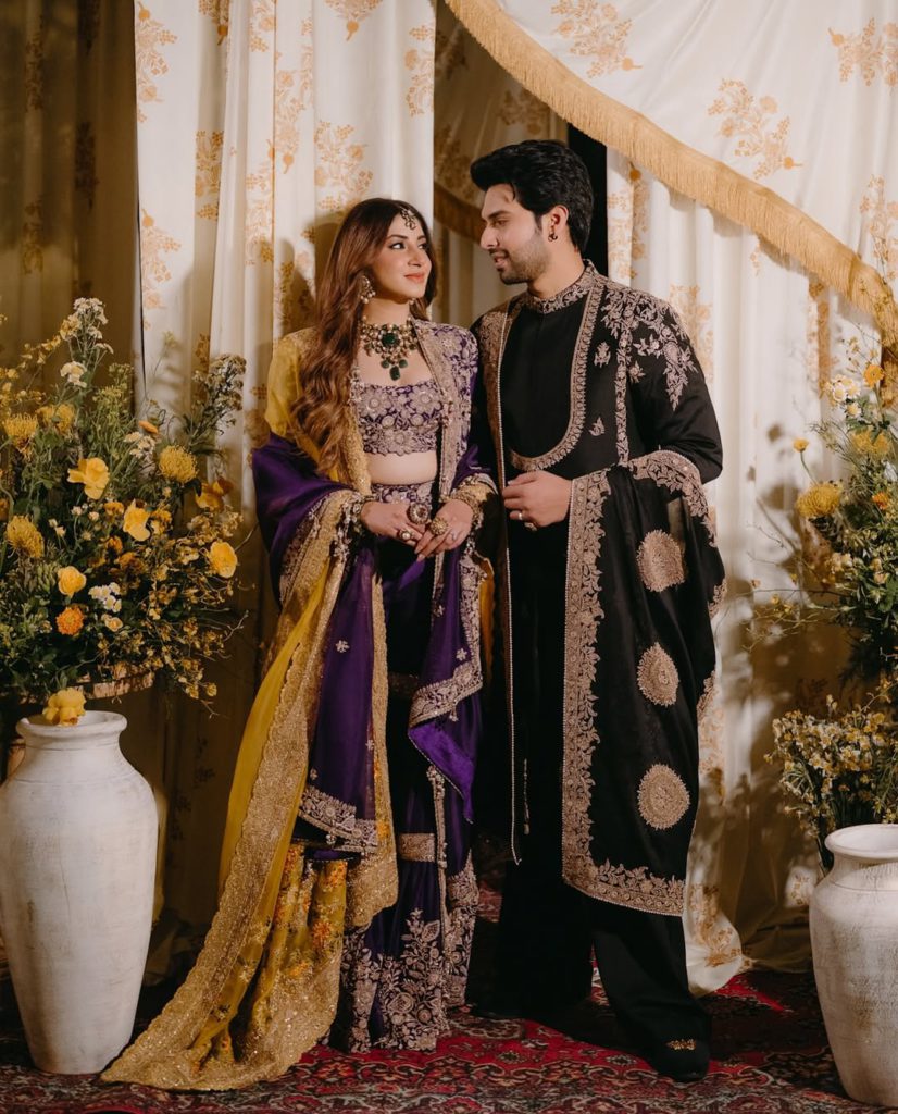 Snapinsta.app_472441980_586046460906242_3558227047824600498_n_1080 - Social Nation Aashna Shroff Armaan Malik wedding mehendi function Anamika Khanna husband wife celebrations outfits designer couture looks