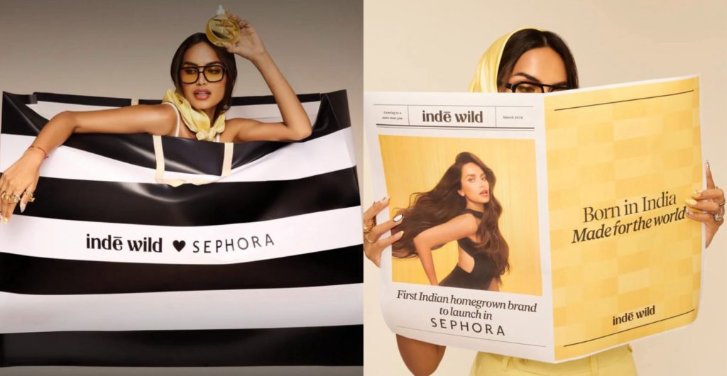 Indē Wild Makes History as the First Indian Beauty Brand to Launch at Sephora U.S.!