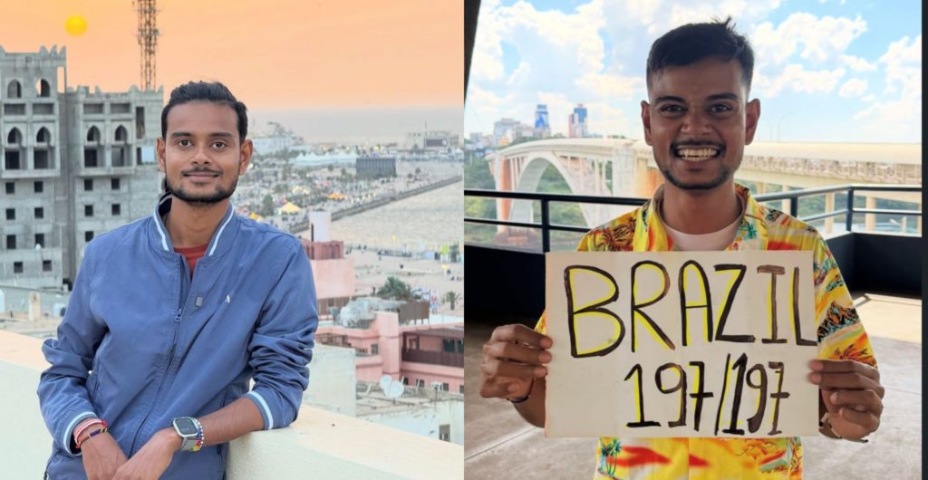 Shubham Kumar Conquers 197 Countries at 24 and the Internet Is Absolutely Loving It!