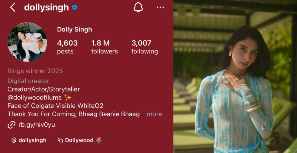 The Story Behind Dolly Singh's Red Instagram Is Surprisingly Powerful!