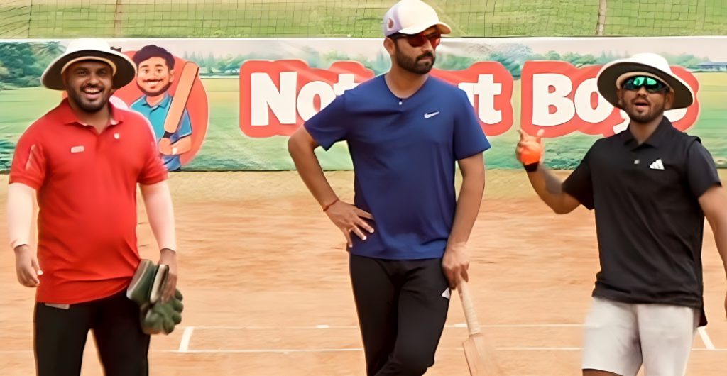 "Not Out Boys" Team Up With Ajinkya Rahane And Cricket Fans Love It!